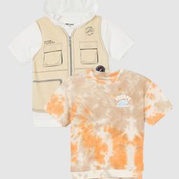 Fame Forever by Lifestyle Boys Pack of 2 Printed Cotton T-shirts-picture-41