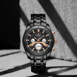 Naviforce Men Round Dial & Stainless Steel Bracelet Style Straps Analogue Watch NF9222_B B-picture-26