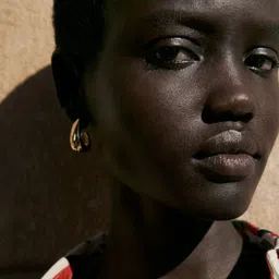 MANGO Contemporary Half Hoop Earrings-22