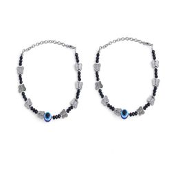 Samsiddhi Silver-Plated Artificial Beads Anklet-image-49