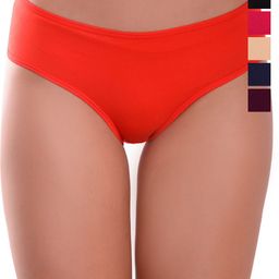 DHANDAI FASHION Pack Of 6 Pure Cotton Bikini Briefs Soft Cotton Panty (SC-M-12)Mlt Pcs-6-image-20