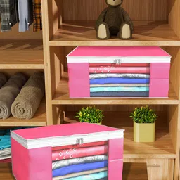 Kuber Industries Pink Set of 6 Regular Drawer Organiser Organisers image 1
