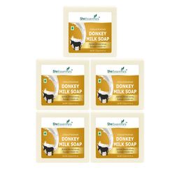She Essentials Set Of 5 Natural Donkey Milk Soap - 125 g Each-17