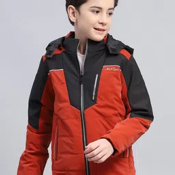 Monte Carlo Boys Hooded Colourblocked Casual Sporty Jacket-image-76
