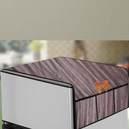 The Furnishing Tree Grey Plastic Refrigerator Cover-image-79