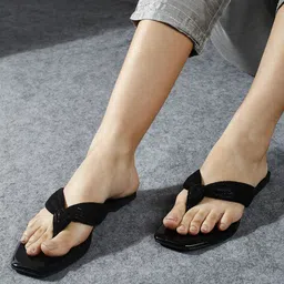 Inc 5 Women Colourblocked Open Toe Flats with Bows-13