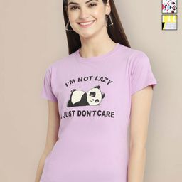 Metronaut Women Typography 3 Printed Applique T-shirt-picture-30