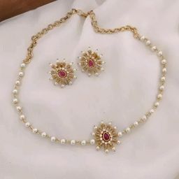 UNNATI JEWEL Stones Studded & Beaded Jewellery Set-10