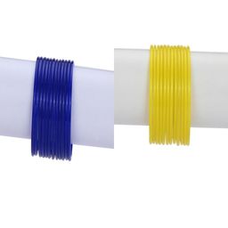 1ST TIME Set Of 24 Blue Alloy Bangles-picture-10