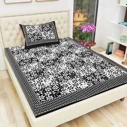 E Elma Unisex Black Bedsheets-image-93
