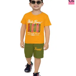ZADMUS Boys Pack Of 2 Printed Pure Cotton T-Shirts With Shorts-picture-2