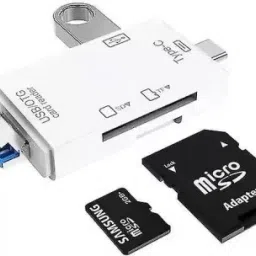 TECHGEAR 6 in 1 with OTG, SD Card Reader, USB Type C, USB 3.0 & Micro USB for Memory Card Card Reader-47