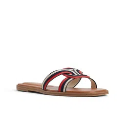 ALDO Women Striped Open Toe Flats-32