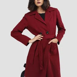 The Roadster Lifestyle Co Double Breatsed Overcoat-56