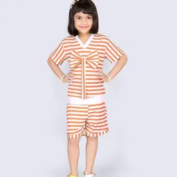 BAESD Girls Summer Striped Top With Shorts-20