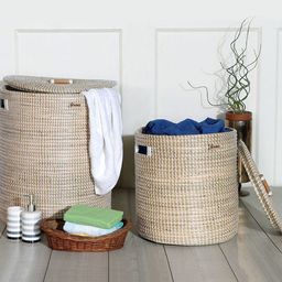Pano Set Of 2 KhakiLaundry Bags-39