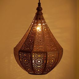 ExclusiveLane Black Textured Iron Ceiling Lamp-image-38