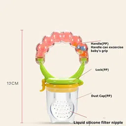 Kritiu Set Of 2 Rattel Silicone Food & Fruit Nibbler image 2