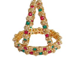 DENICRAAS Set of 4 Multicoloured Alloy Bangle-30