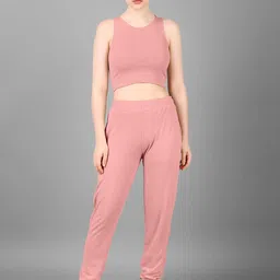 Moda Rapido Ribbed Top & Joggers Co-Ord Set-picture-58