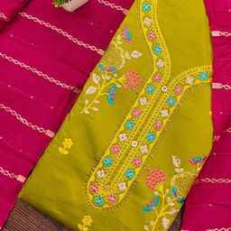 Maroosh Embroidered Unstitched Dress Material-image-28