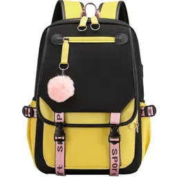 Mast & Harbour Unisex Colourblocked Ergonomic Backpack-picture-29