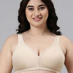 Enamor Solid Bra Full Coverage Non Padded image 1
