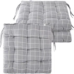 by Kuber Industries Microfibre Abstract Chair Pad Pack of 3-image-3