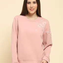 Global Republic Women Embroidered Sweatshirt-image-62