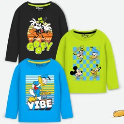 Disney By Miss and Chief Boys 3 Printed Applique T-shirt-picture-34