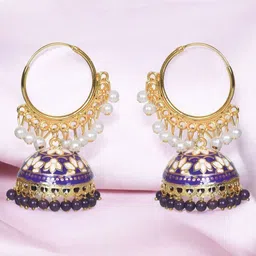 Nilu's Collection Contemporary Jhumkas Earrings-image-26