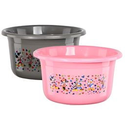 Aura Pink & Grey 2 Pieces Bath Accessories Set-4