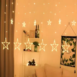 KAVYARA White Star Bulb Shape String Lights image 4