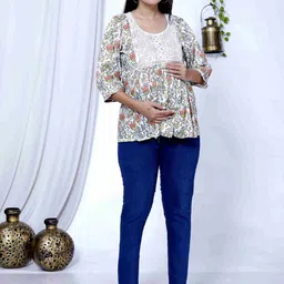 MIRJAI Women Floral Printed Longline Top-picture-25