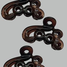 basicare Women Set of 3 Claw Clip-64