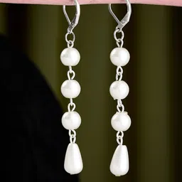 ATIBELLE Silver-Plated German Silver Stone Studded Layered Hoop Earrings-61