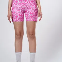UMILDO Women Printed Skinny Fit Cycling Sports Shorts-image-9