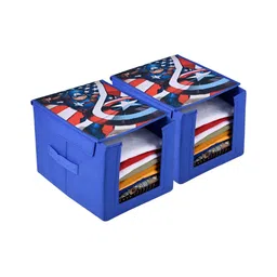 Aura Blue Set of 2 Regular Multi-Utility Organisers-picture-11