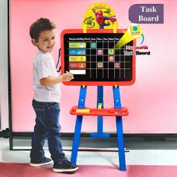Spider 5in1 Easel Board, One Side Chalk Board/ Another Side Marker Board-2