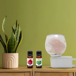 PEEPALCOMM 3Pc Peach-Colored Electric Aroma Oil Diffuser With Scented Oils 15 ml Each-50