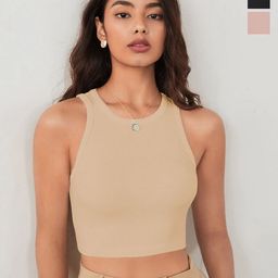 BAESD Women Pack Of 3 Ribbed Tank Crop Top-picture-20