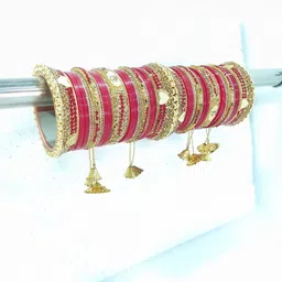 SAVORADE Red Glass Bangle-picture-33
