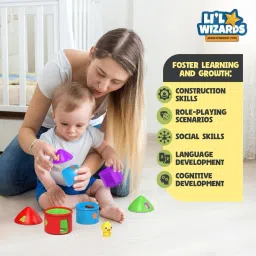 li'l wizards Bird House Nesting Toy with Peek-a-Boo Feature image 5