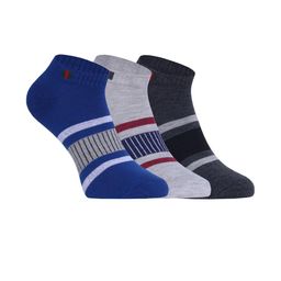 SOXVIEW Pack of 3 Men Striped Ankle Length Socks-image-52