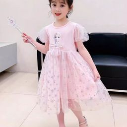YK Embellished Puff Sleeve Fit & Flare Dress-image-60
