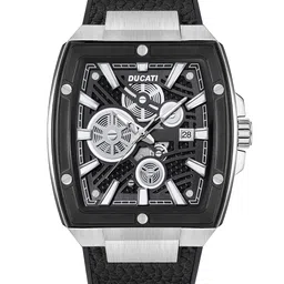 Ducati Men Dial & Leather Textured Straps Analogue Watch DTWGB0000701-38