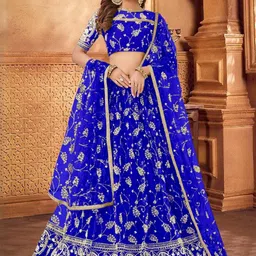 F Plus Fashion Black Net Lehenga Choli-picture-35
