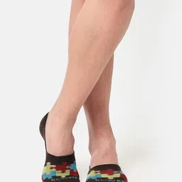 OLWEN Pack Of 3 Printed Shoe Liners Socks-46