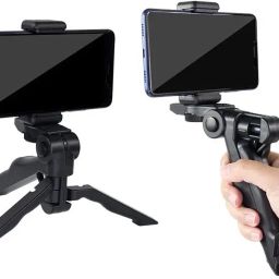 Delhismart Mobile Holder Mini Tripod Camera Stand with Horizontal & Vertical Rotation Tripod-image-45