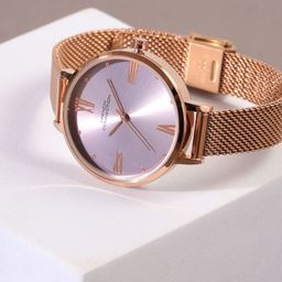 French Connection Women Dial & Stainless Steel Straps Analogue Watch FCN0115RGM-12
